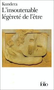 Cover of The unbearable lightness of being